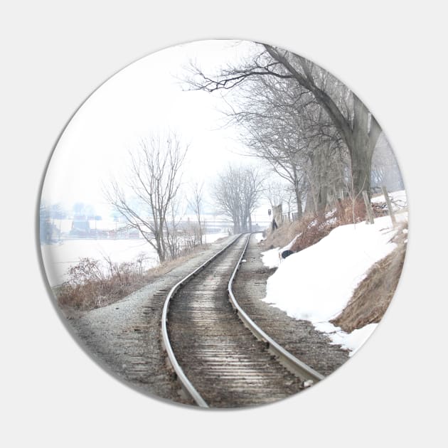 Winter Railroad Pin by ShootFirstNYC