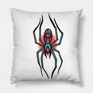 Neo Traditional Spider Pillow