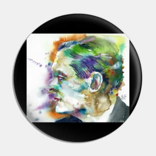 T. S. ELIOT - watercolor portrait .2 Pin