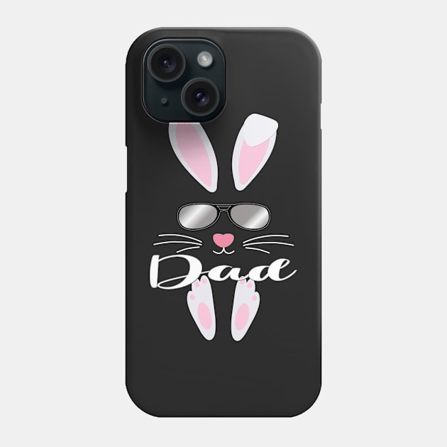 EASTER DAD BUNNY FOR HIM PART OF A MATCHING FAMILY COLLECTION Phone Case by KathyNoNoise