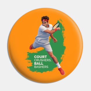 Court Crushers Ball Bashers Pin