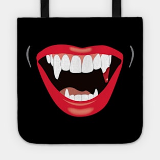 Halloween Vampire Smile Tote