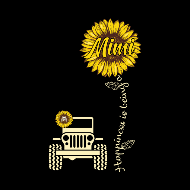 Jeep Sunflower Jeep Yaya Happiness is being a Yaya Jeep Women by Jane Sky