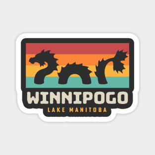 Winnipogo Lake Monster Sea Monster Lake Manitoba Magnet