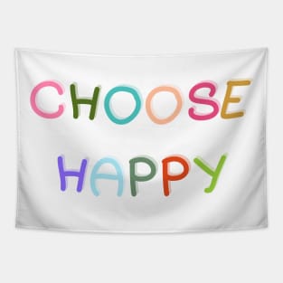 Choose Happy Tapestry