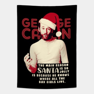 George Carlin Funny Christmas Tapestry