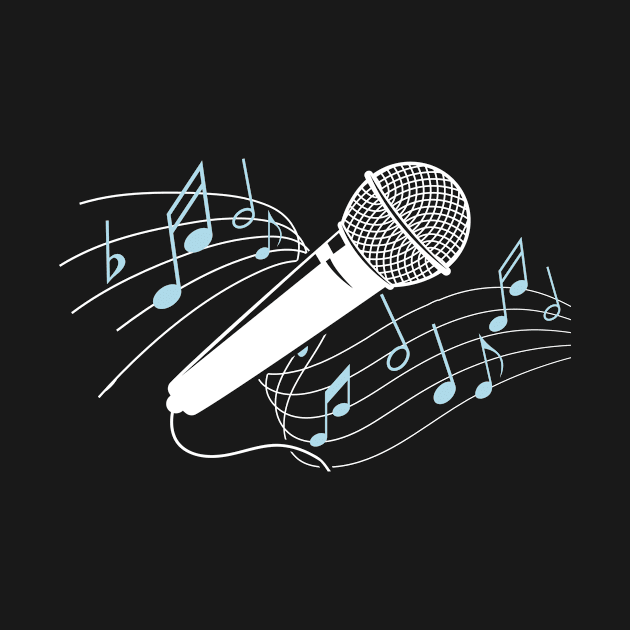 microphone gift idea music by HBfunshirts