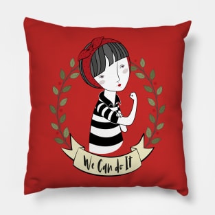 we can do it - feminist Pillow