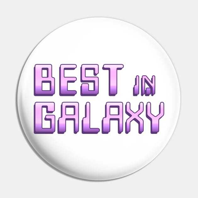 Best in Galaxy Logo Pin by BestInGalaxy