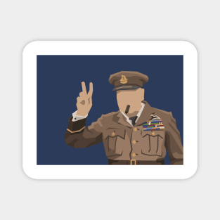 Minimalistic Winston Churchill Magnet