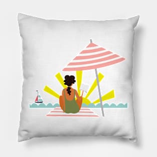 Summer at the Beach Pillow