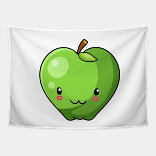 Kawaii apple fruit Tapestry