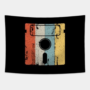 Programmer Nerd Computer Floppy Disc Retro Vintage Tapestry