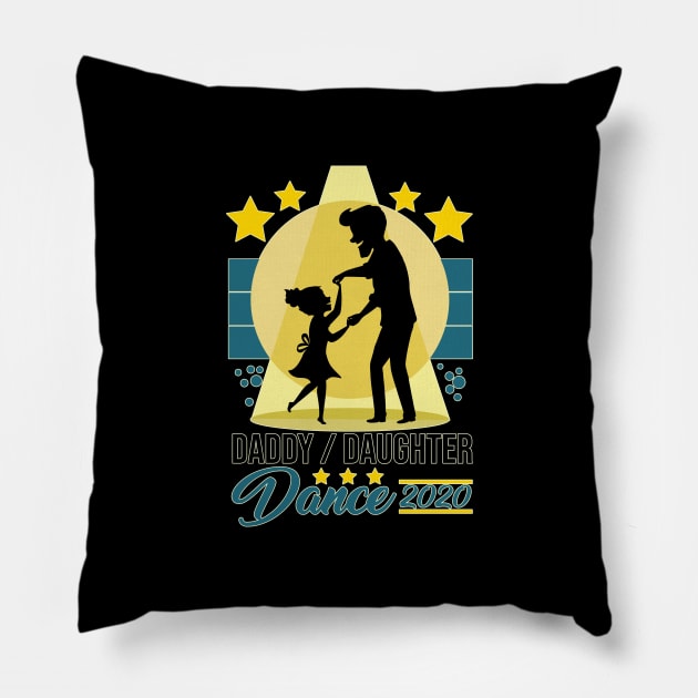 Father And Daughter Dance Design - Daddy Daughter Dance 2020 Pillow by ScottsRed