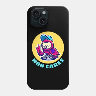 Hoo Cares | Owl Pun Phone Case