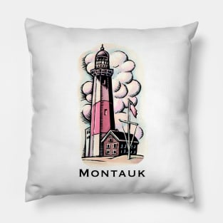 Montauk Lighthouse Pillow