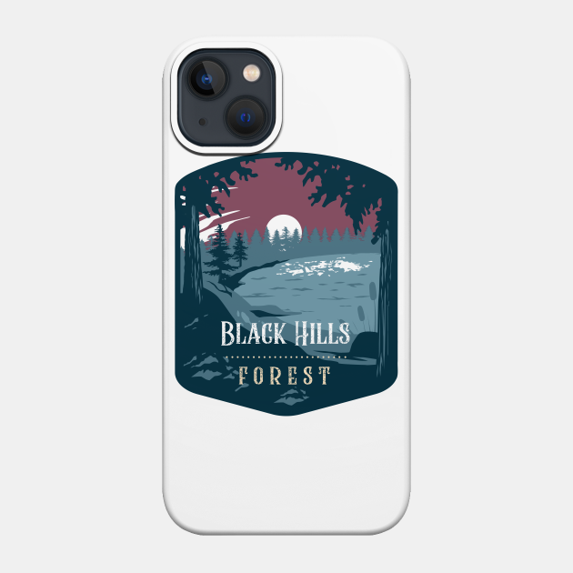 Black Hills Forest Camping Hiking and Backpacking through National Parks, Lakes, Campfires and Outdoors - Black Hills - Phone Case