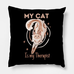 My Cat is my Therapist - Ragdoll Cat - Gifts for cats lovers Pillow