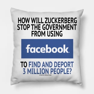 Stop Government Deportation Pillow