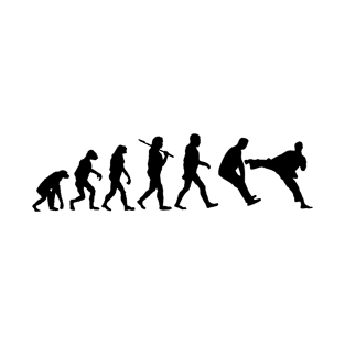 Kung-Fu Human Evolution Kick T-Shirt