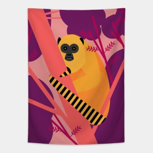 Gold Howler Monkey Tapestry