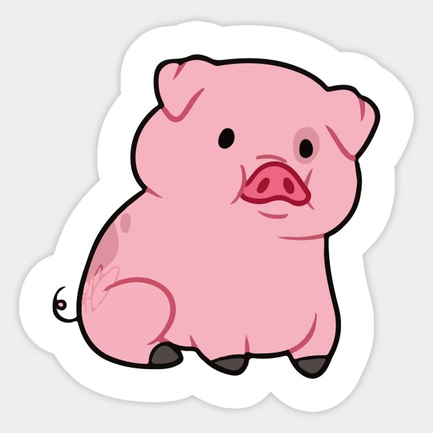Waddles Pig Cartoon Fall In Love Waddles Pig Cartoon Sticker Teepublic ✓ free for commercial use ✓ high quality images. waddles pig cartoon fall in love