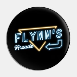 Flynn's Arcade - neon sign logo Pin