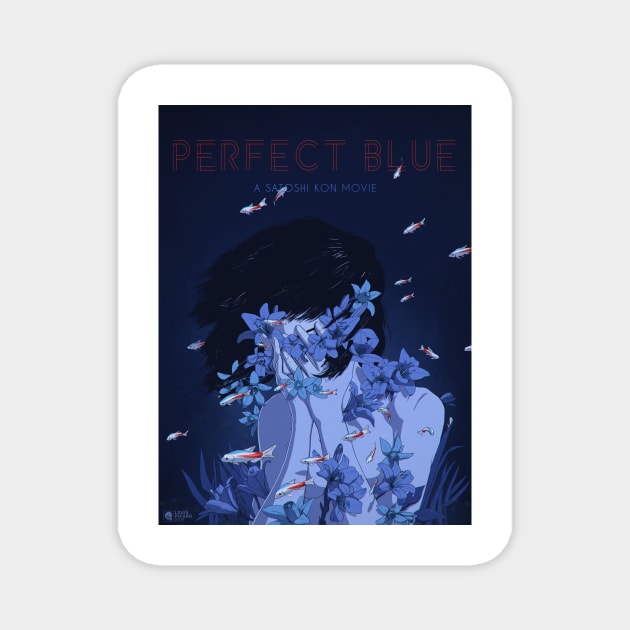 Perfect Blue Magnet by PikPikPik