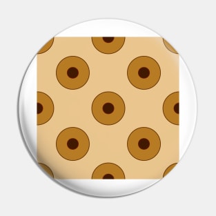 Brown vintage duplo dots Pin