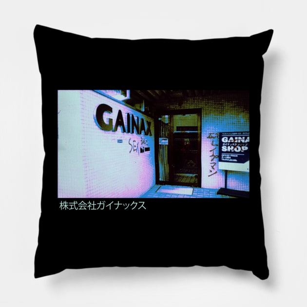 Gainax Graffiti Vandalism Ver. 2 Pillow by RAdesigns