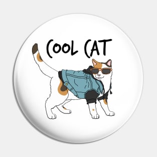 Cool Cat Pin