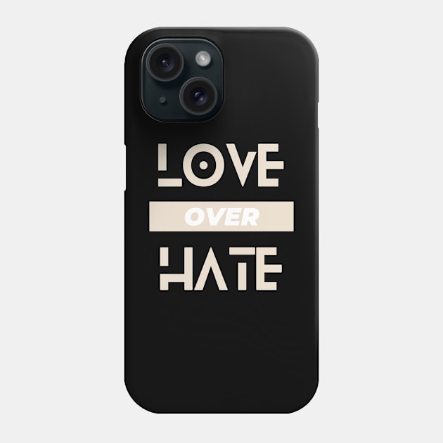 Love over hate Phone Case by Patterns-Hub