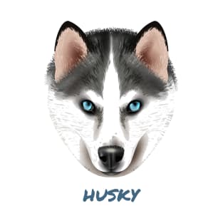Husky face T-Shirt