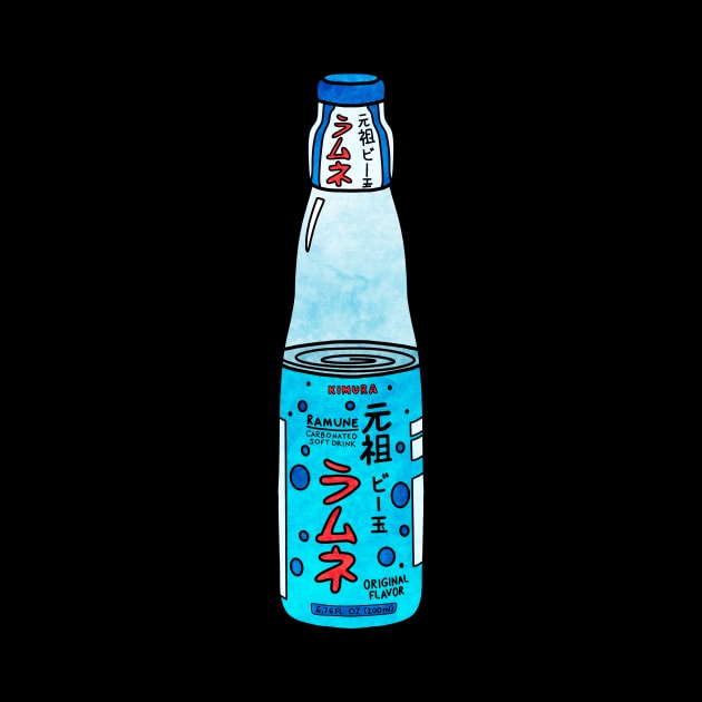 Ramune Soda Japanese Drink by Kelly Louise Art
