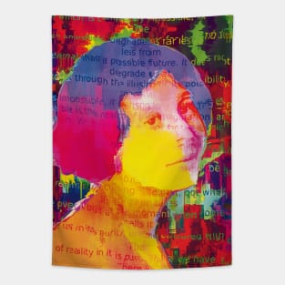 Simone Weil III - Art by Zoran Maslic Tapestry