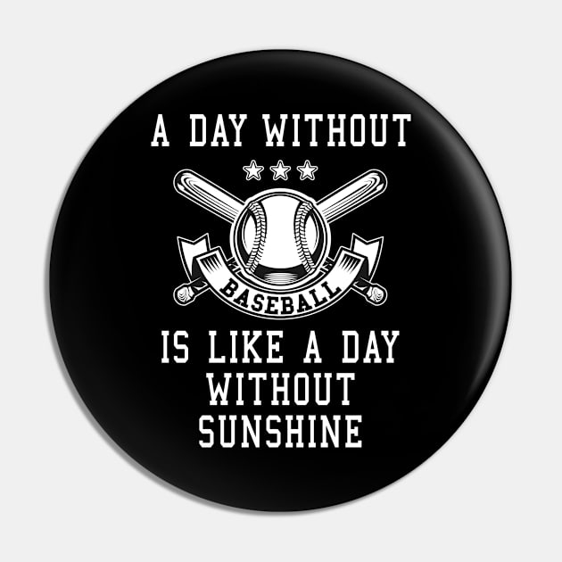 A Day Without Baseball product Pin by merchlovers