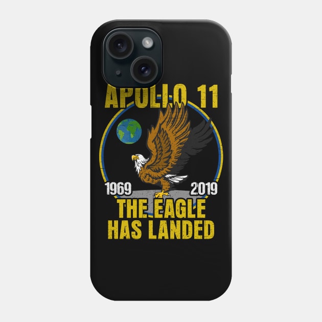 Apollo 11 50th Anniversary NASA The Eagle Has landed Phone Case by RadStar