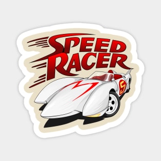 Racer Retro Car Magnet