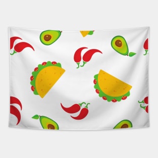 Chilli Avocado Taco Tapestry