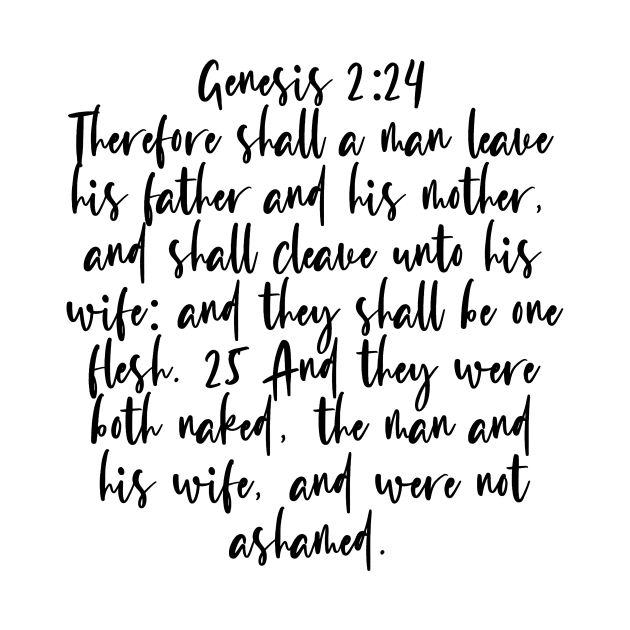 Genesis 2:24 Bible Verse by Bible All Day 