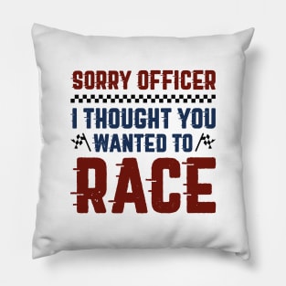 Sorry Officer Pillow