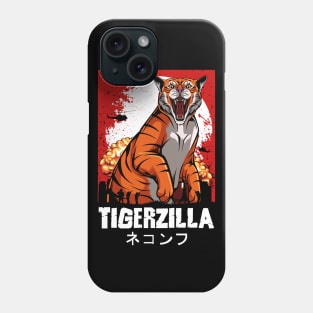 Tiger - Tigerzilla Funny Japanese Movie Monster Wild Cat Phone Case