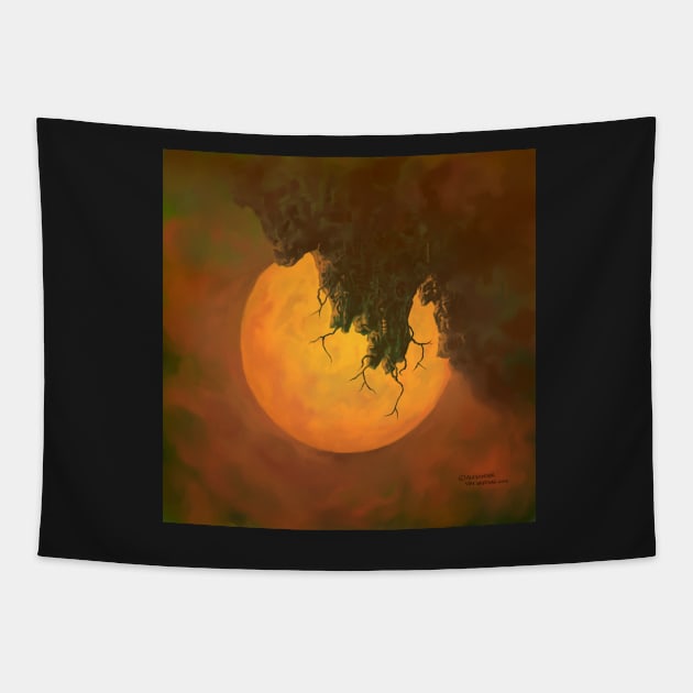 Larman Clamor - "Wilderness, Wilderness" Tapestry by zeichentier