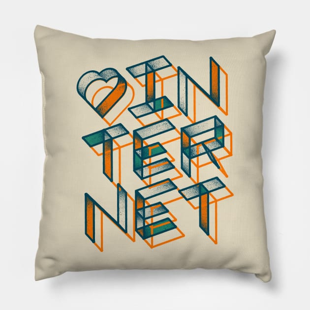 Internet Pillow by Gintron