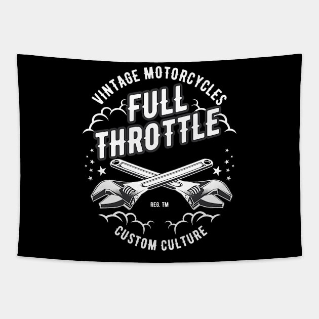 Motor motorcycle mechanic Tapestry by ShirtyLife