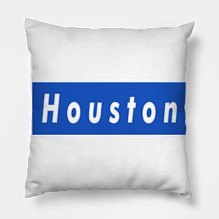 Houston Box Logo Pillow