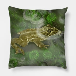 Frog in the water Pillow