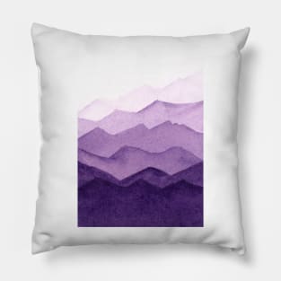 Imperial Purple Ridges Pillow