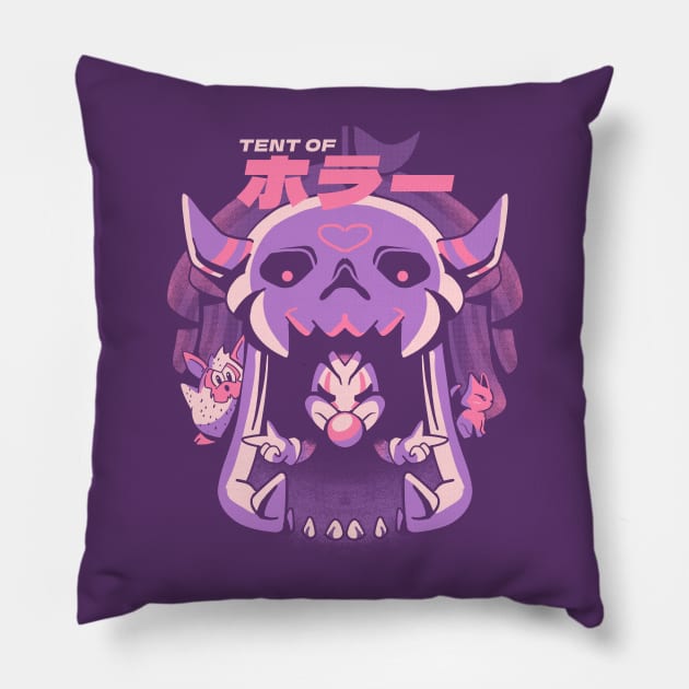 Tent of Horror Pillow by andrefellip