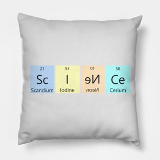 ScINeCe Funny Science Gift for Chemistry Geeks Pillow